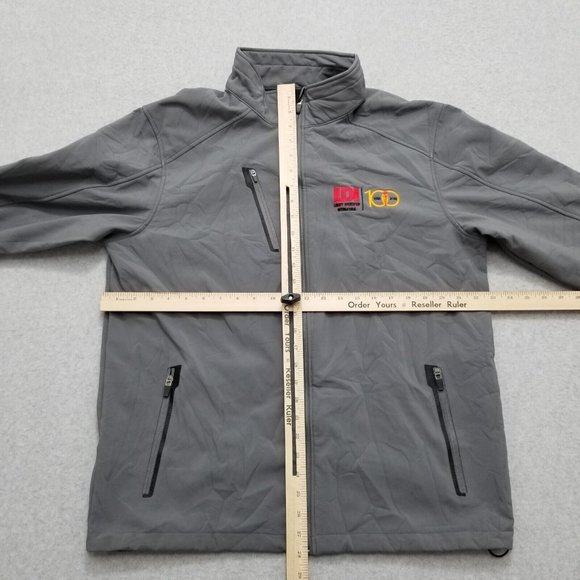 Port Authority Jacket Mens Large Gray Full Zip Pockets Outdoor Lightweight - Picture 10 of 12